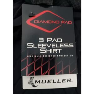 Mueller Diamond Pad, 3 Pad Sleeveless Shirt, Size: Youth Regular NEW WITH TAGS